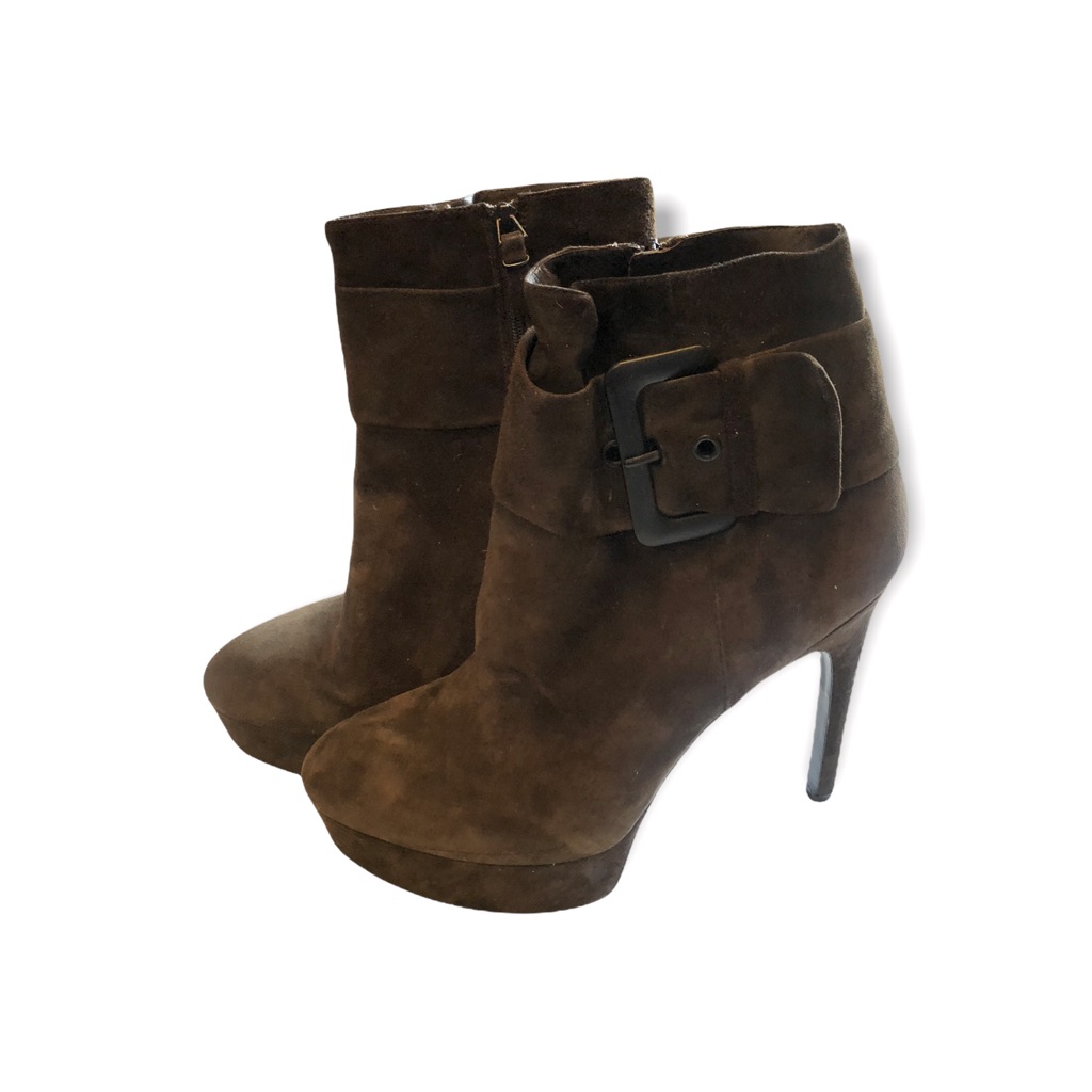 Vintage Via Spiga Suede Platform Boots